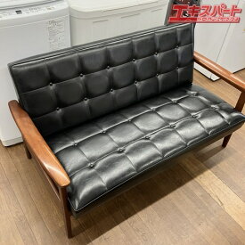 カリモク Kチェア 2シーター karimoku 2人掛けソファ 2Pソファ カリモク家具 熊谷店【中古】