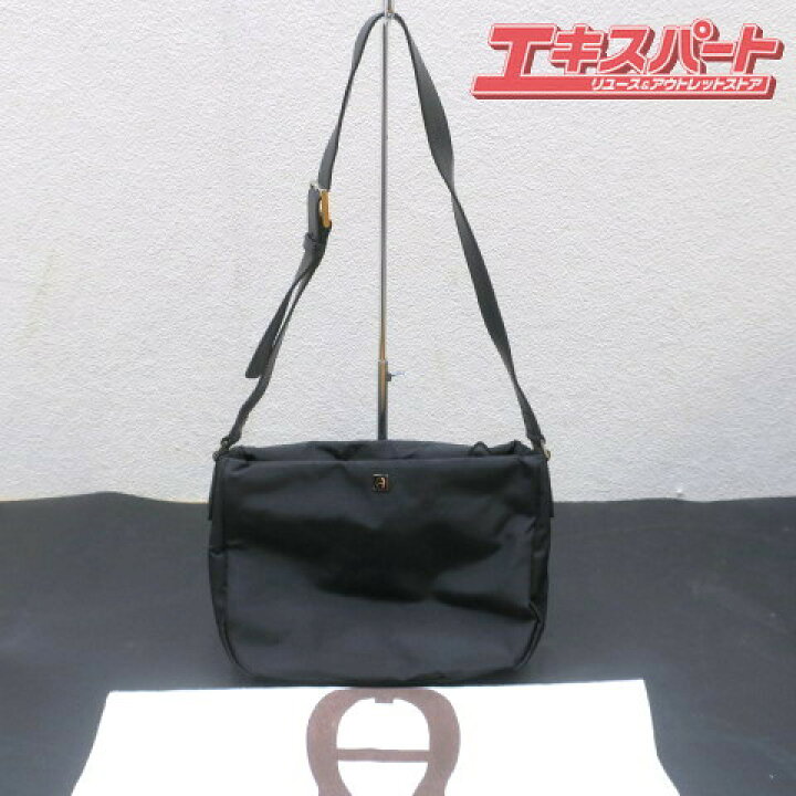 楽天市場】美品 AIGNER アイグナー ナイロン ショルダーバッグ 