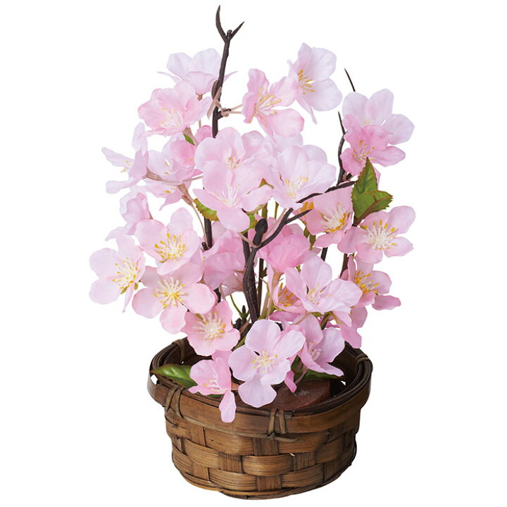 楽天市場 山桜盛カゴアレンジ 1個テーブルに商品棚に 桜 は春の訪れを感じさせる一番の装飾品です 桜 造花 アレンジ 店舗ディスプレイ ストア エキスプレス 楽天市場店