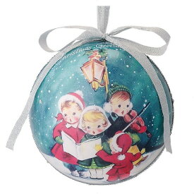 【直径25cm】ビッグプリントボール 音楽会 1個直径25cmの大きめサイズのオーナメントボール。吊ったり置いたりできるビッグオーナメントで存在感のあるクリスマスディスプレイに。クリスマス 飾り 装飾 オーナメント