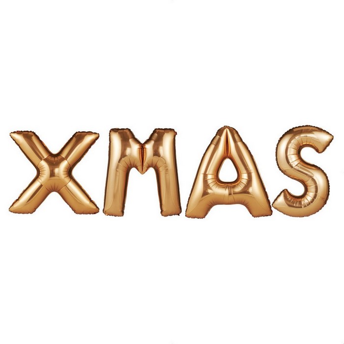 ビッグな文字バルーンはアイキャッチに最適 クリスマス 一番人気物 イベントグッズ レターバルーンセット 1セットクリスマス 大 XMAS 人気新品入荷