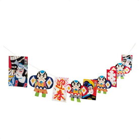 迎春凧ガーランド 1個和の演出に最適な飾り凧のガーランド！運気上昇＆商売繁盛も願って。正月飾り 装飾 壁飾り おしゃれ