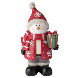 クリスマスモチーフ スノーマン 67cm 1台ポリレジン製のかわいいスノーマンの人形がお客様をお出迎え。クリスマス 飾り 装飾 雑貨 オブジェ