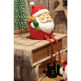 足ブラクリスマスドール サンタ 1個サンタ、スノーマン、トナカイ 大人気の仲良し3人組。商品棚にちょこんと腰を掛け、商品をアピールします。クリスマス 飾り 装飾 雑貨 オブジェ