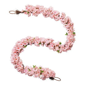 【5%OFFクーポン有り！5月10日限り】桜ガーランド 長さ185cm 1本送料無料 桜 さくら サクラ インテリア 飾り ガーランド ディスプレイ 春 吊り下げ 飾り付け