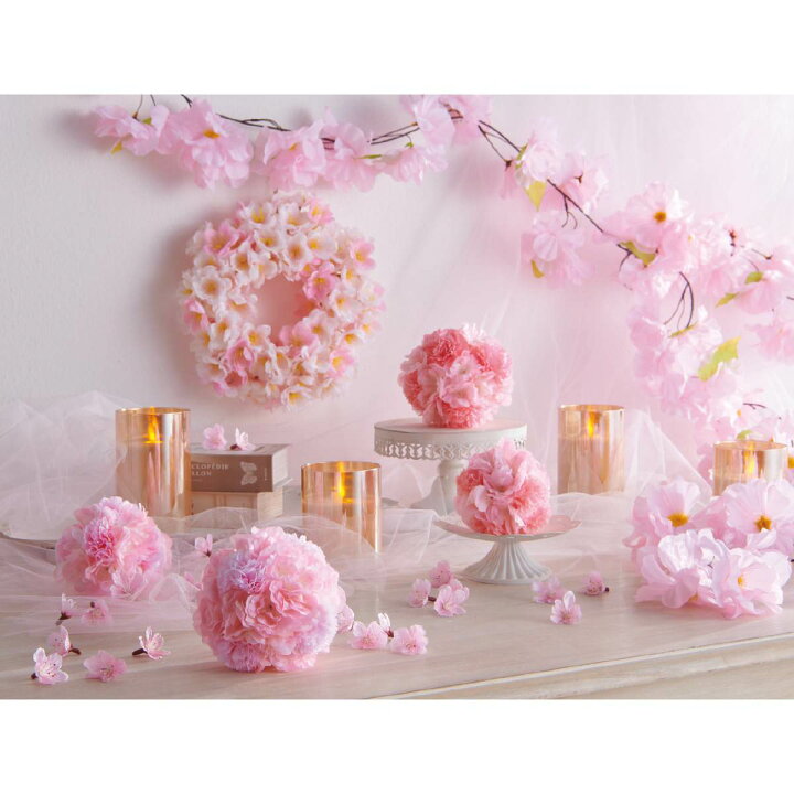 DecorationLabo/ 30cm桜ボール FLE7004L オブジェ ディスプレイ 桜ボール 春 造花 デコレーション 桜 楽天市場】桜ボール 大 ピンク 1個華やかでかわいい桜ボール。送料無料 桜 さくら サクラ 造花 フェイクフラワー 春 装飾 花材 パーツ 飾り 玄関  飾り ディスプレイ 春 : ストア・エキスプレス 楽天市場店