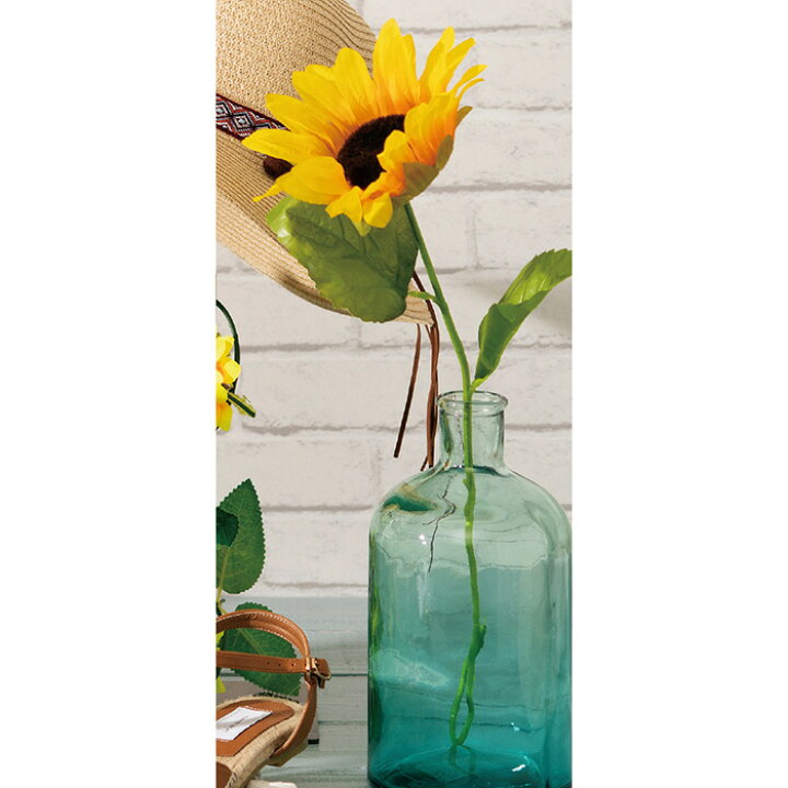 楽天市場】【24本入り】ひまわりスプレー1本の茎から2枚の葉っぱと1  