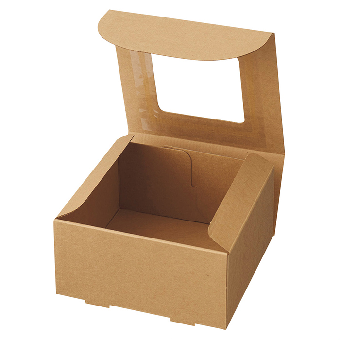 送料無料 ギフトボックス 箱 ラッピング 即納 海外並行輸入正規品 ギフト パッケージ 15×15×5cm フレームボックス 10枚透明フィルムの窓付きの箱です 紙 プレゼント 中身を見せてギフトにすることができるボックスです