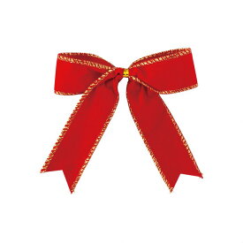 【12個入り】レッドリボン 小クリスマスツリーのオーナメントです。クリスマス 飾り 装飾 オーナメント