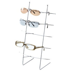 卓上メガネ掛け 5段 1台見た目にもスッキリとした演出ができます。眼鏡 置き メガネ ホルダー スタンド サングラス ディスプレイ コレクション 収納 おしゃれ メガネ置き