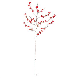 梅ブランチ 125cm 1本リアルな梅の枝の造花です。花瓶にさすだけで、上品なお正月ディスプレイに。正月飾り 装飾 造花 梅 枝