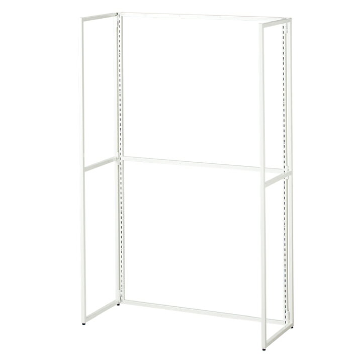 楽天市場】フォールディングスリット什器 片面展示用 白 H150cm 1台 