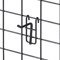 【10本入り】ネット用フック(直径5mm) 黒 L5cmネットに使用して収納力をUP！送料無料 フック 陳列用 ネッ…