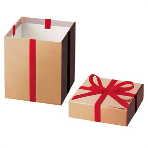 プレゼントボックス(ミニ) 装飾用 スクエア ゴールド 1個置くだけでディスプレイがクリスマスムードに。送料無料 クリスマス 飾り 装飾 オーナメント クリスマスオーナメント クリスマスツ