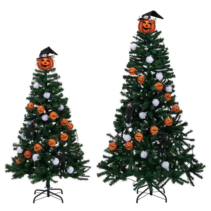 楽天市場】LEDハロウィンツリーセット 高さ150×幅75cmカボチャや 