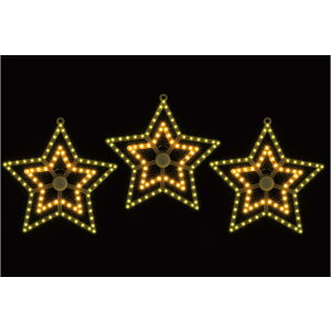 SMD3連モチーフライト スター 1台鮮明な光で人の目を引き付ける薄型のモチーフライト。送料無料 イルミネーション イルミネーションライト 室内 屋外 LED 星 電飾 クリスマス