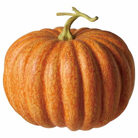 【5%OFFクーポン有り！10月15日限り】デコレーションパンプキン オレンジ 高さ31cm 1個送料無料 ハロウィン かぼちゃ 置物 飾り 装飾