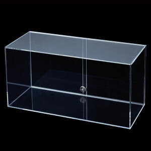 アクリル陳列ケース(前面引き違い戸) 幅45cm 1台前面が透明の引き違い戸なので、ディスプレイ品の変更などに便利です。鍵付きで安全。送料無料 コレクションケース 鍵 ディスプレイ フィギ