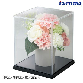 ディスプレイケース 透明クリア 内寸:幅21×奥行21×高さ25cm 1個ホコリから守りながら、商品全体を魅せるディスプレイケース。フィギュアケースやコレクションケースなどの観賞用にも便利。人形ケース フィギュアケース コレクションケース 卓上