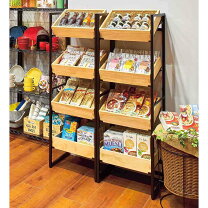 楽天市場】陳列棚 店舗用 木製の通販