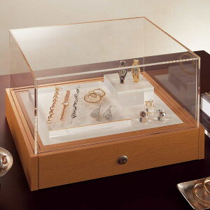 鍵付きアクリルショーケース(引き戸式) 1台引き戸式のアクリルショーケース。ベース部分は木材を使用し、高級感のある仕上がりに。送料無料 コレクションケース ディスプレイ フィギュア