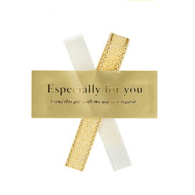 【10%OFFクーポン(計5千円以上)11月10日限り】【30枚入り】リボン付きシール ゴールド 小シール ラッピング おしゃれ かわいい ギフト リボン ステッカー ゴールド