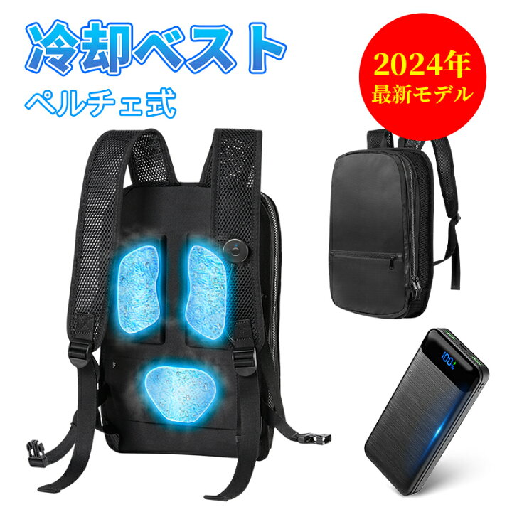 楽天市場】ペルチェベスト 冷却ベスト 冷感ベスト ペルチェ 30000mAh 