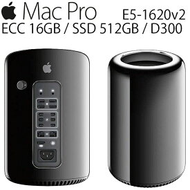 【中古】 APPLE MacPro A1481 E5-1620v2 RAM:16GB ECC SSD:512GB D300x2 MacOS:Monterey HDMI WiFi Bluetooth デスクトップ XEON 中古パソコン 中古PC