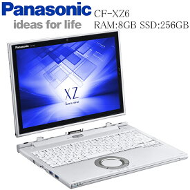 Panasonic Let's note CF-XZ6 第七世代 Core-i5 7300U RAM:8GB M.2 SSD:256GB Windows 11 Pro 64bit Webカメラ 12インチ USB-C 2160x1440 HDMI TPM2.0 UEFI BOOT 中古パソコン 中古ノートPC モバイルPC