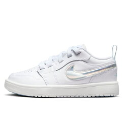 国内正規品 NIKE FQ9113-100 Air Jordan 1 Low ALT SE Glitter Swoosh PS 16.5cm 10.5C US 27.5 スニーカー ナイキ