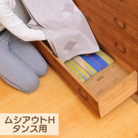 タンスシート タンス用 4枚入｜防虫 シート タンス 押入 ぼうちゅう おしいれ 敷く 抗菌 無臭タイプ 無臭 臭い移りなし 害虫 防止 天然植物成分 安心 安全 ナフタリン しょうのう パラジクロロベンゼン ムシアウト クラフト紙 タンス 収納 Hタンス用 CH876