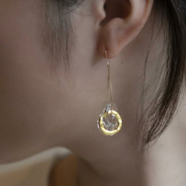 楽天市場】HARIO ピアス エターナル K10 | ハリオ ガラス アクセサリー 
