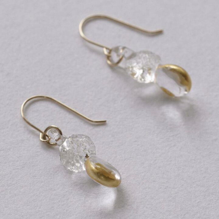 楽天市場】HARIO ピアス スパークル K10 | ハリオ ガラス アクセサリー 