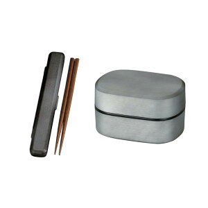 刷毛目兼六弁当、大和千筋弁当 | HAKOYA ハコヤ はこや 弁当箱 お弁当箱 ランチBOX 和風 銀色 銀朱 銀研 箸 箸ケース ハシケース セット 食洗器対応 食器洗い機対応 日本製 ジャパン 630ml 750ml 18cm