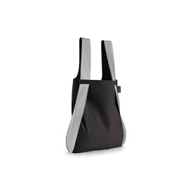 Notabag ノットアバック バックパック ブルー/ブラック 反射仕様 | マイワリット トートバック エコバック リュック バックパック 折り畳み コンパクト おしゃれ かわいい シンプル 買い物バック サブバック 反射 安全 ポータブルバック