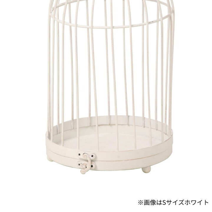 楽天市場】鳥かご インテリア グレー ホワイト Sサイズ Lサイズ | 置物 