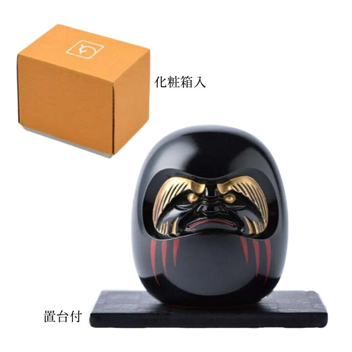 楽天市場】【メーカー直送品】ダルマ インテリア 置き物 縁起物 黒漆 