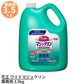 花王 ワイドマジックリン 業務用 3.5kg 詰め替えタイプ | 住居用洗剤 油汚れ用洗剤 台所用洗剤 キッチン用洗剤 水まわり用 洗剤 クリーナー 洗浄剤 大容量 業務用 業務品 事業用 大サイズ ビッグサイズ 特大 詰め替え 詰替え つめかえ 粉末 洗浄 除菌 消臭 除臭