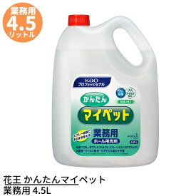 花王 かんたんマイペット 業務用 4.5L 詰め替えタイプ | 簡単マイペット マイペット 住居用洗剤 住宅用洗剤 洗剤 クリーナー 洗浄剤 大容量 業務用 業務品 事業用 大サイズ ビッグサイズ 特大 詰め替え 詰替え つめかえ 洗浄 除菌 拭き掃除 ふき掃除 拭きそうじ