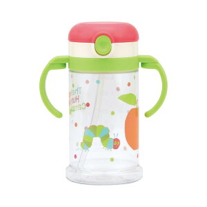 折りたたみストローマグ 370ml | 水筒 キッズ 女の子 子供 男の子 キャラクターグッズ ベビーマグ 折り畳み ストローマグ ハンドル ショルダーベルト 透明 クリアボトル マグボトル 練習 両手