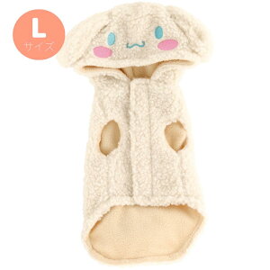 キャラクター 犬用 ボアタンク S M L サンリオ | ドッグウェア なりきり フード付き 服 衣装 コスプレ コスチューム ペットウェア 犬用 Sサイズ キティ マイメロ シナモン ポムポムプリン イベ