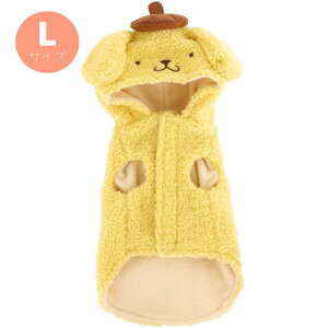 キャラクター 犬用 ボアタンク S M L サンリオ | ドッグウェア なりきり フード付き 服 衣装 コスプレ コスチューム ペットウェア 犬用 Sサイズ キティ マイメロ シナモン ポムポムプリン イベ