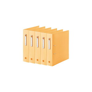 Setで割引 リヒトラブ Lihit Lab F7687 noie-style A-Zファイル A4 コピー用紙580枚 | ホワイト ネイビー グリーン ブラック レッド オレンジ セット 大容量 ポケット レバー 大量 書類 収納 ノイエスタイ