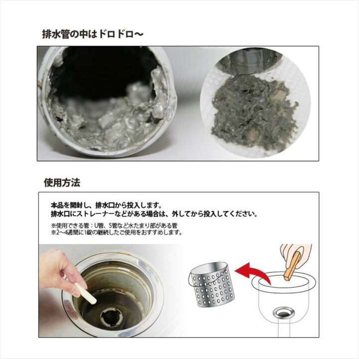 楽天市場 排水管とまってキレイ 1セット 排水管洗浄剤 スティック状 10錠入り オレンジオイル配合 排水溝 洗浄 つまり ぬめり取り 詰まり トリ 取り 消臭 丸福商店