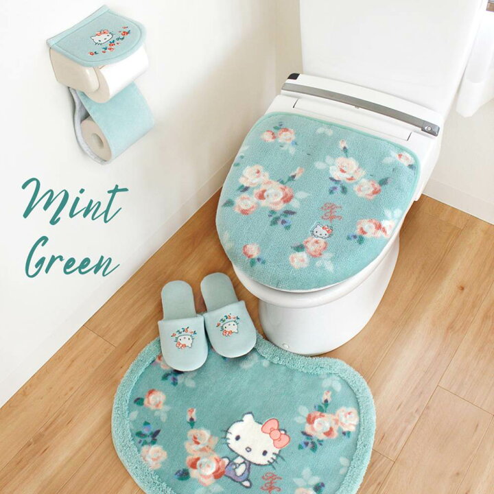 楽天市場】トイレマット キャラクター 洗える Hello Kitty Grace (約 