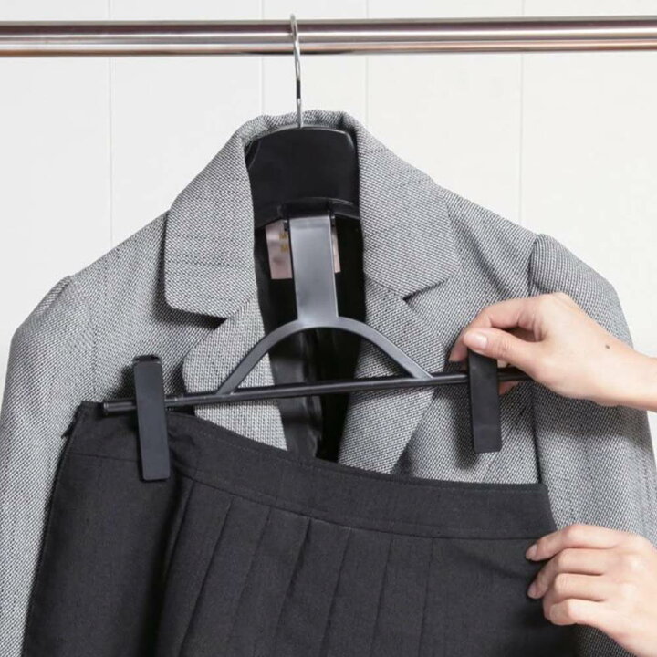楽天市場】スーツハンガー 10本セット S&F エルパソクリップ | 上下 一 