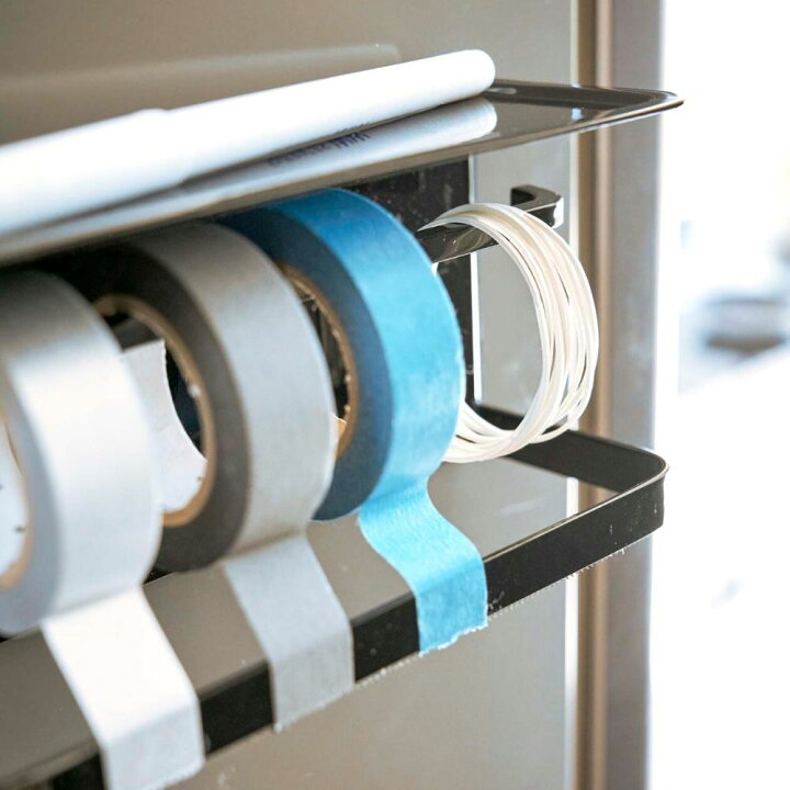 スペシャルオファ マグネットマスキングテープホルダー Tower おしゃれ 磁石 テープカッター 天板付き マスキングテープ マステ ペン ラベリング 壁面収納 山崎実業 3903 3904 Riosmauricio Com