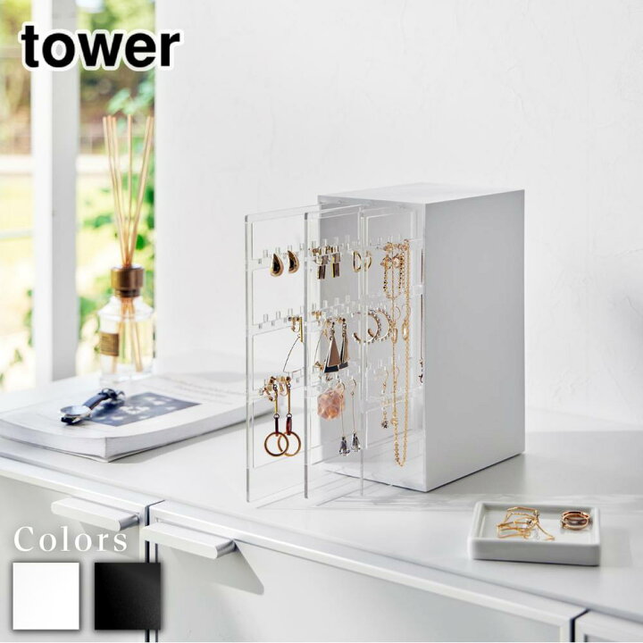 楽天市場】【 レビュー特典あり 】 tower スライド式ピアス 