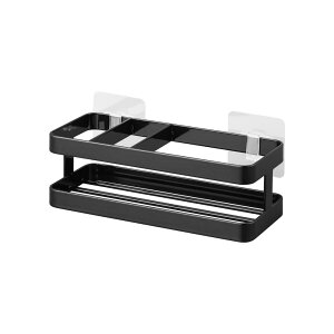 【 レビュー特典あり 】 tower フィルムフックスポンジ&ボトルラック タワー | スポンジ置き シンク収納 スポンジ収納 収納場所 フィルムフック スポンジ ボトルラック 山崎実業 タワーシリー