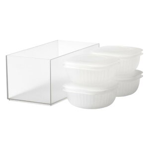 蒸気であたためる冷凍ごはん容器 4個組(収納ボックス付き) | ライクイット 冷凍ごはん容器 冷凍 保存容器 ご飯保存 食洗機対応 電子レンジ対応 耐熱 冷蔵 電子レンジ対応 蒸し器 冷凍ご飯